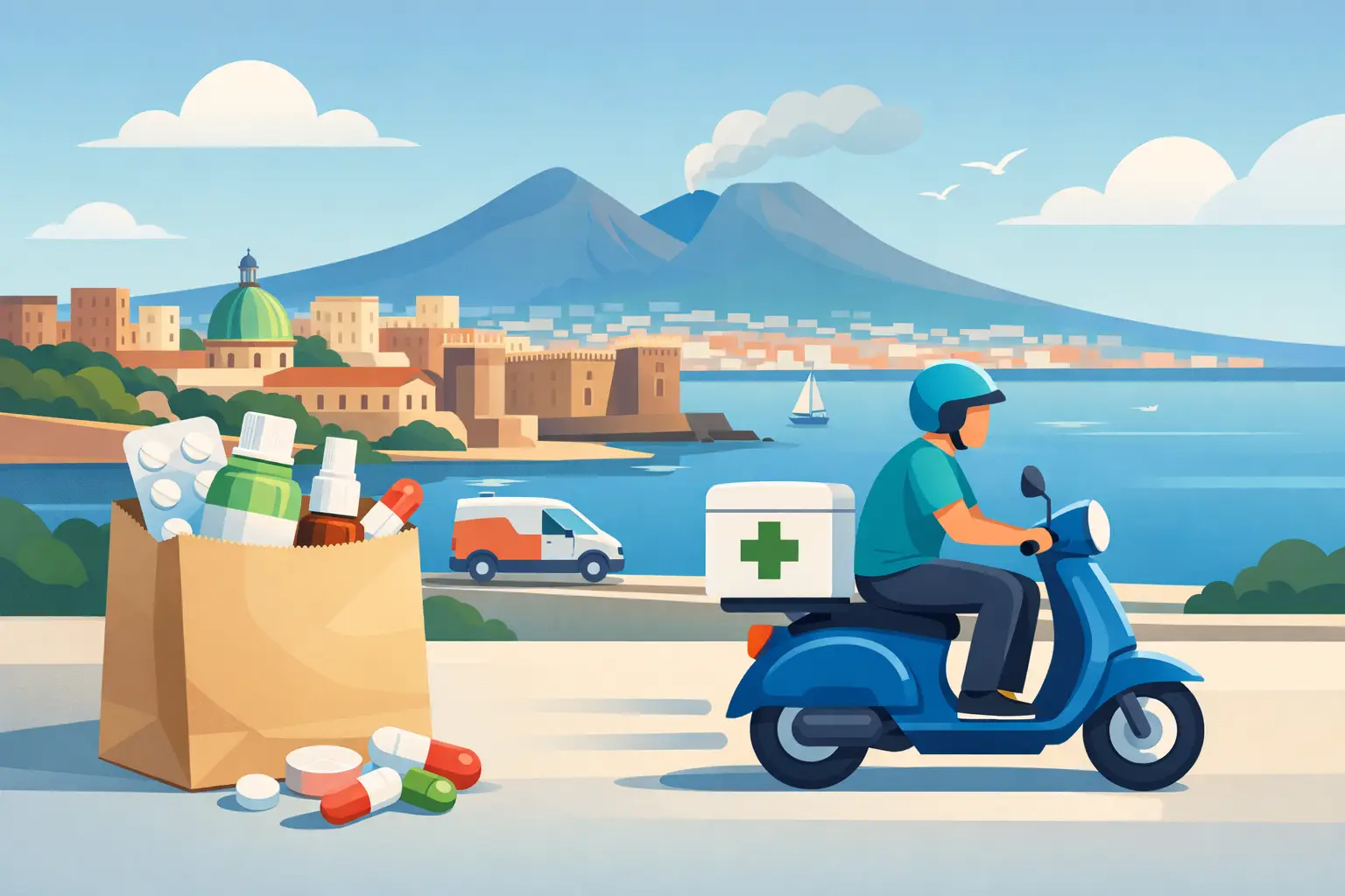 Consegna gratuita farmaci domicilio a Napoli