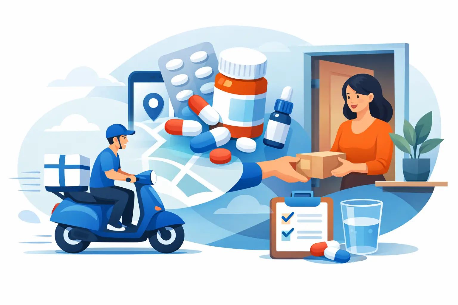 Consegna sanitaria: farmaci a casa senza attese
