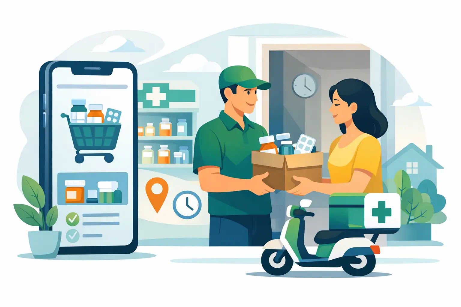 Quando arriva ordine farmacia a domicilio?