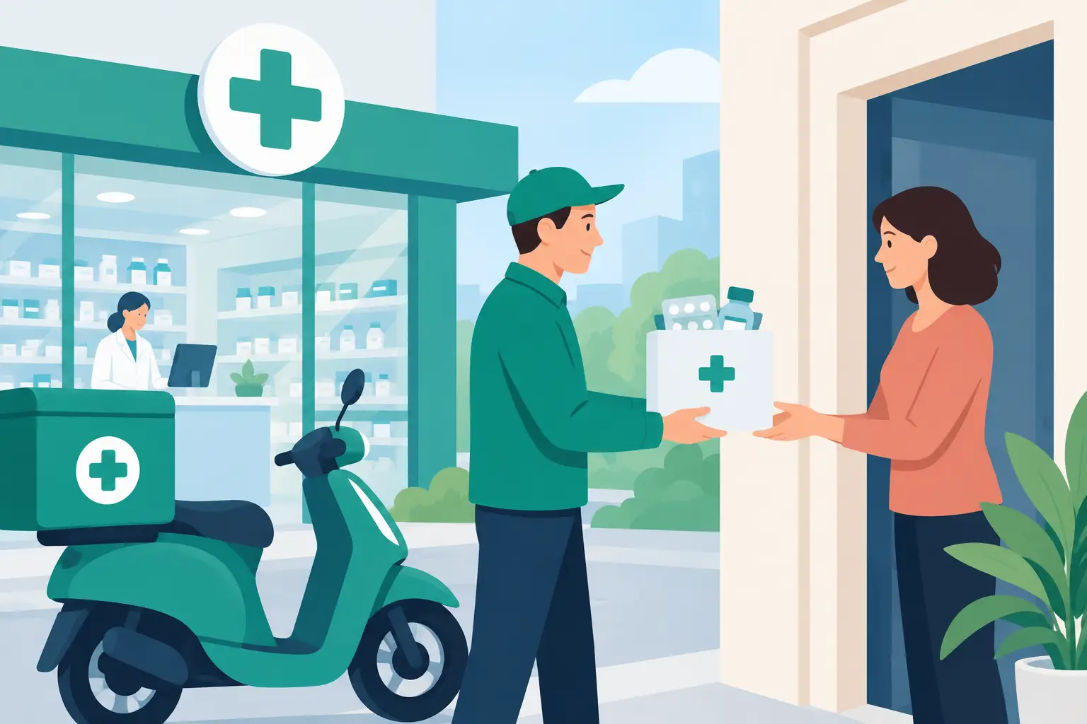 Come attivare il delivery della farmacia locale