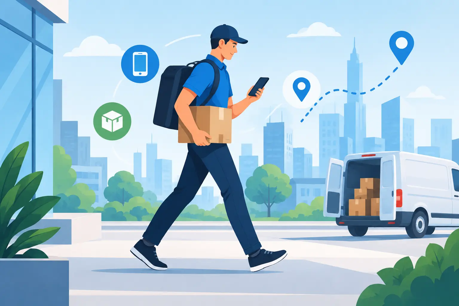 Soluzioni consegna per lavoratori sempre in movimento
